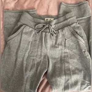 Gray Wide Leg Sweatpants